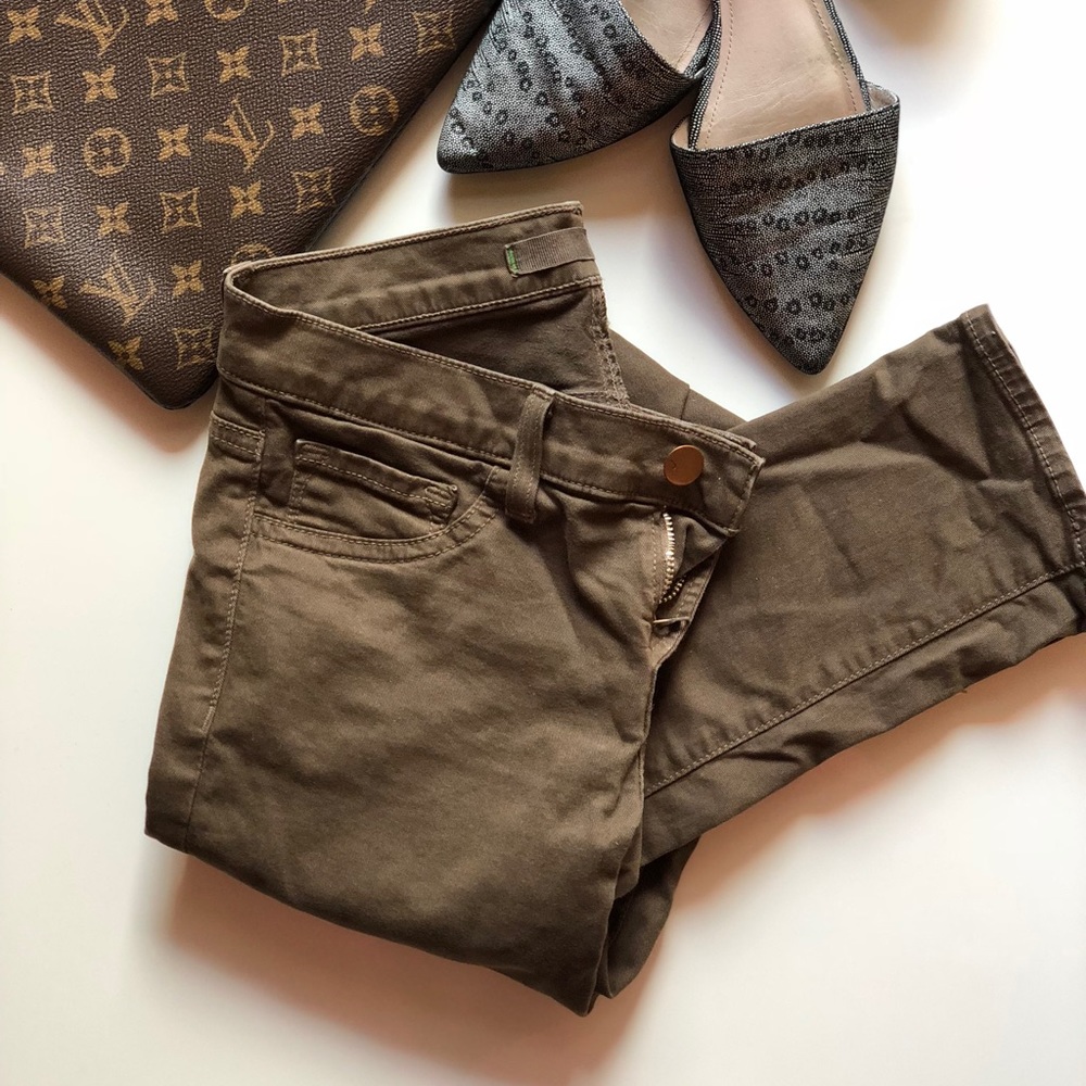 JBrand olive skinnies. Barely worn